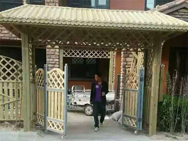 天津防腐木凉亭